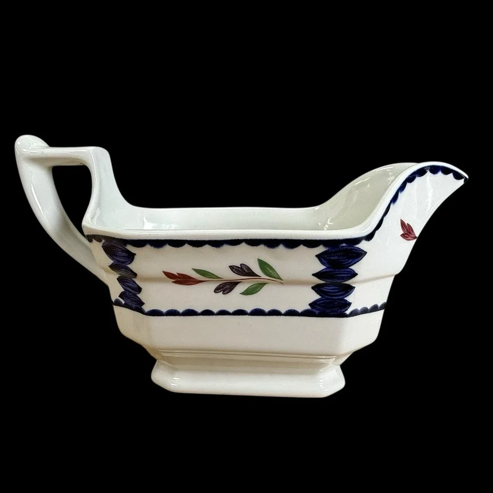 Adam's Lancaster Ironstone‎ China Gravy Boat Mage in England